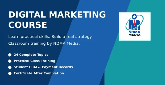 NDMA Media Digital Marketing Course